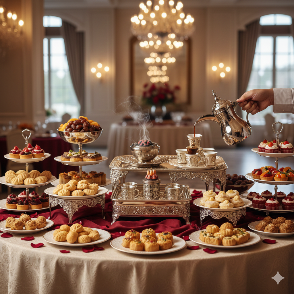 ركن القهوة والحلويات